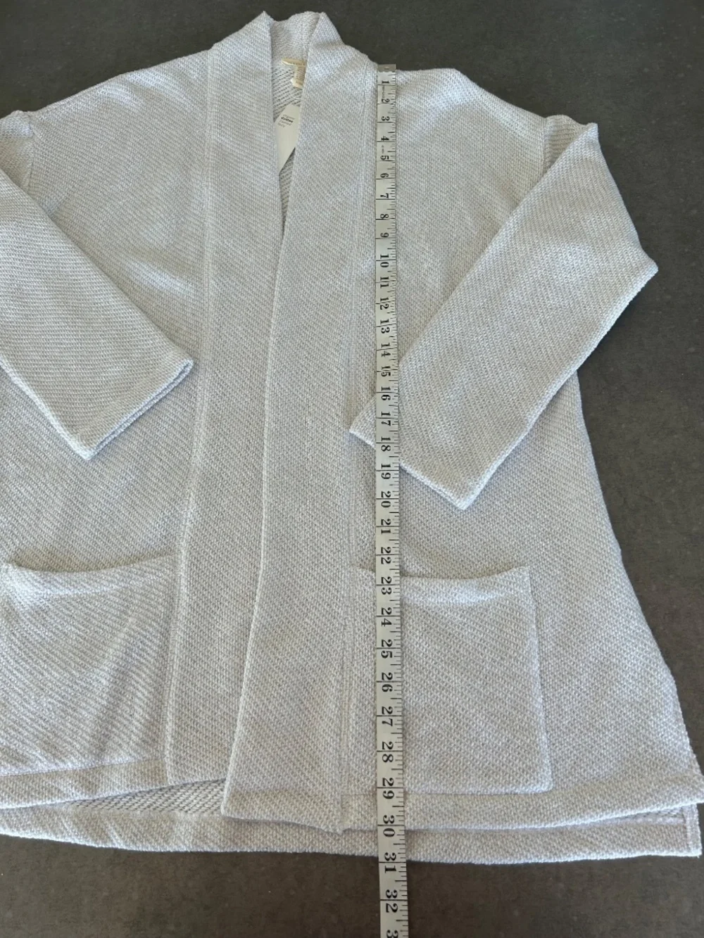 NWT Eileen Fisher Shawl Collar Cardigan in Soft White Sz M - Picture 4 of 5